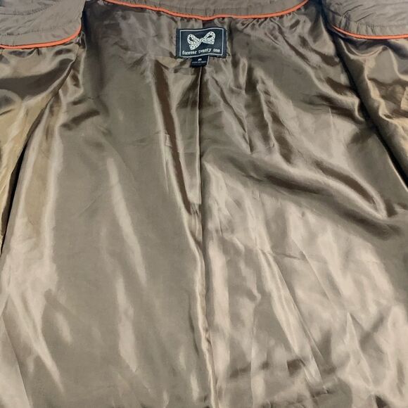 Forever 21 Collarless Jacket with Hidden Buttons - Picture 6 of 9